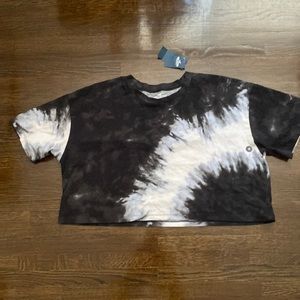 Tie dye Hollister crop top size medium